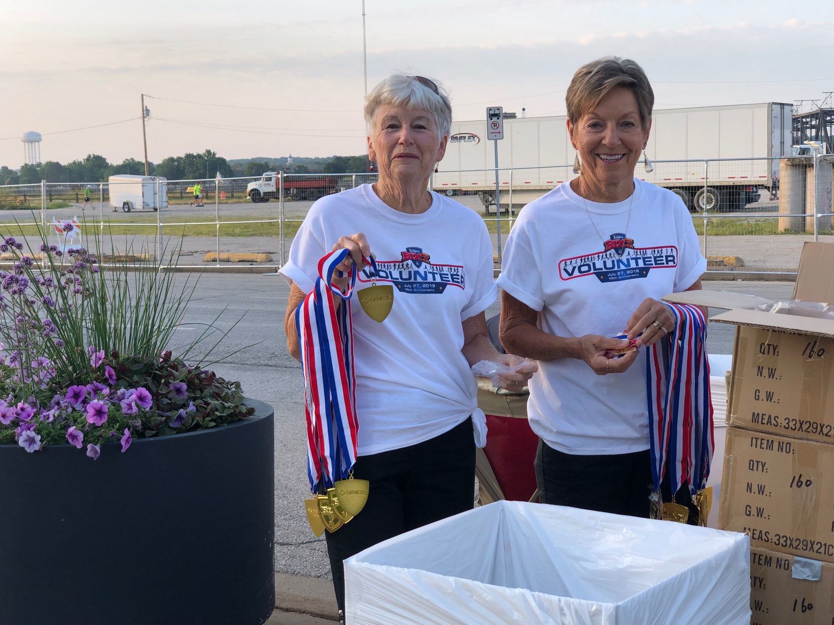Nancy Moler, LeClaire and Judy Seitz, Bettendorf